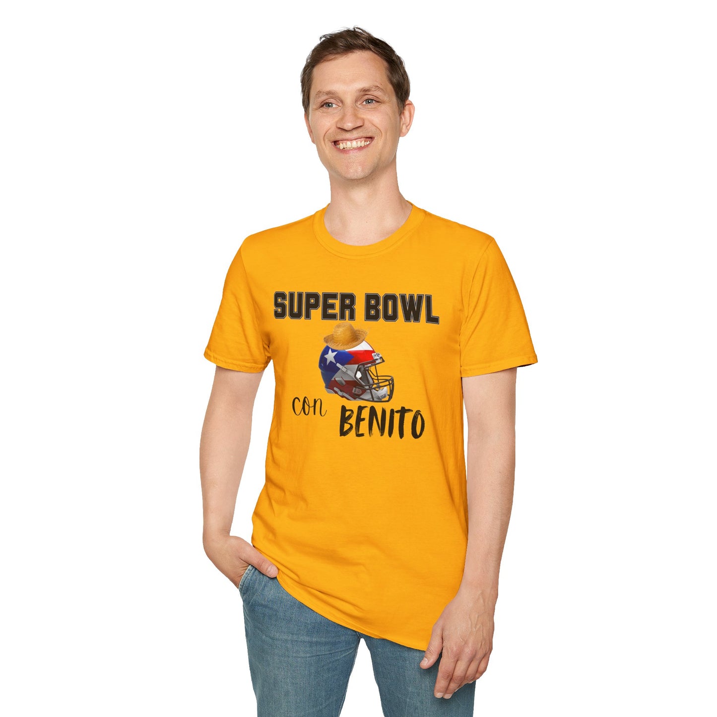 Benito Bowl Halftime Helmet Shirt 2026 T-Shirt, Benito Bowl Shirt, Football Fan Gift, Benito Tee, Puerto Rico Heritage Boriqua Pride Gift