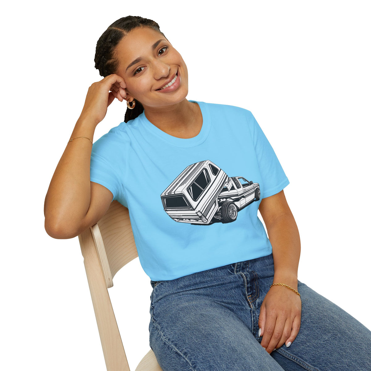 Mini Truck Lowrider Shirt, Lowrider Bed Dancer Truck T-Shirt, Custom Lowered Truck Tee, Car Enthusiast Gift