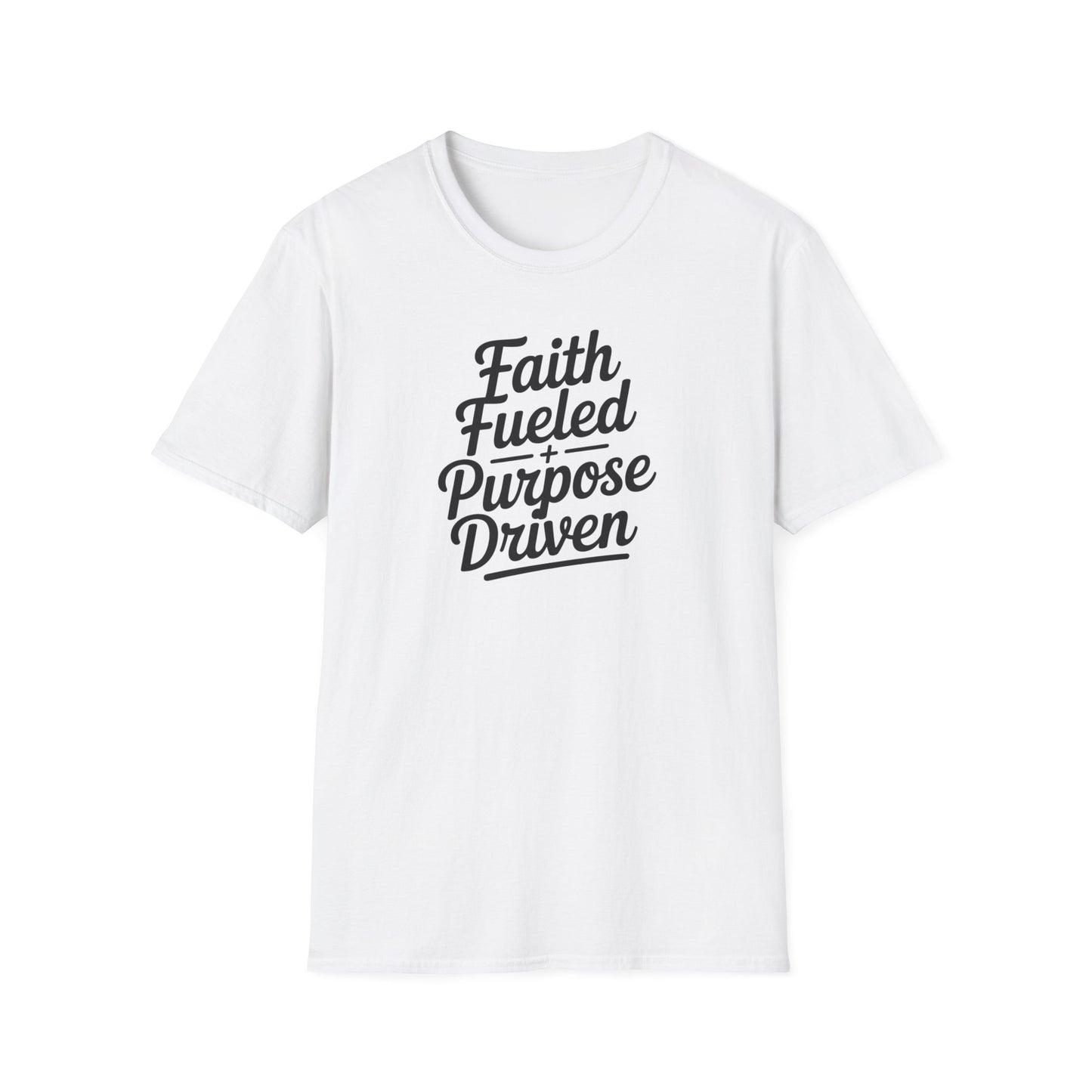 Faith Fueled Purpose Driven T-Shirt – Inspirational Christian Shirt, Motivational Faith Tee for Women & Men