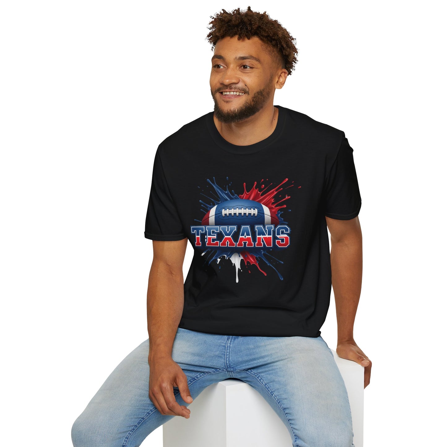 Houston Football Unisex T-Shirt, Houston Team Tee, Football Gift for Houston Fans, Game Day Shirt, Sports Fan Apparel, Football Tee