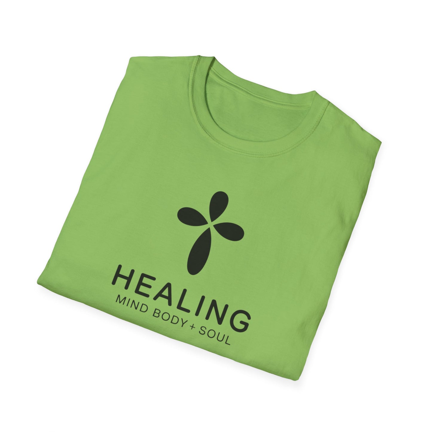 Healing Mind Body Soul T-Shirt – Minimalist Spiritual Wellness Tee, Inspirational Healing Shirt
