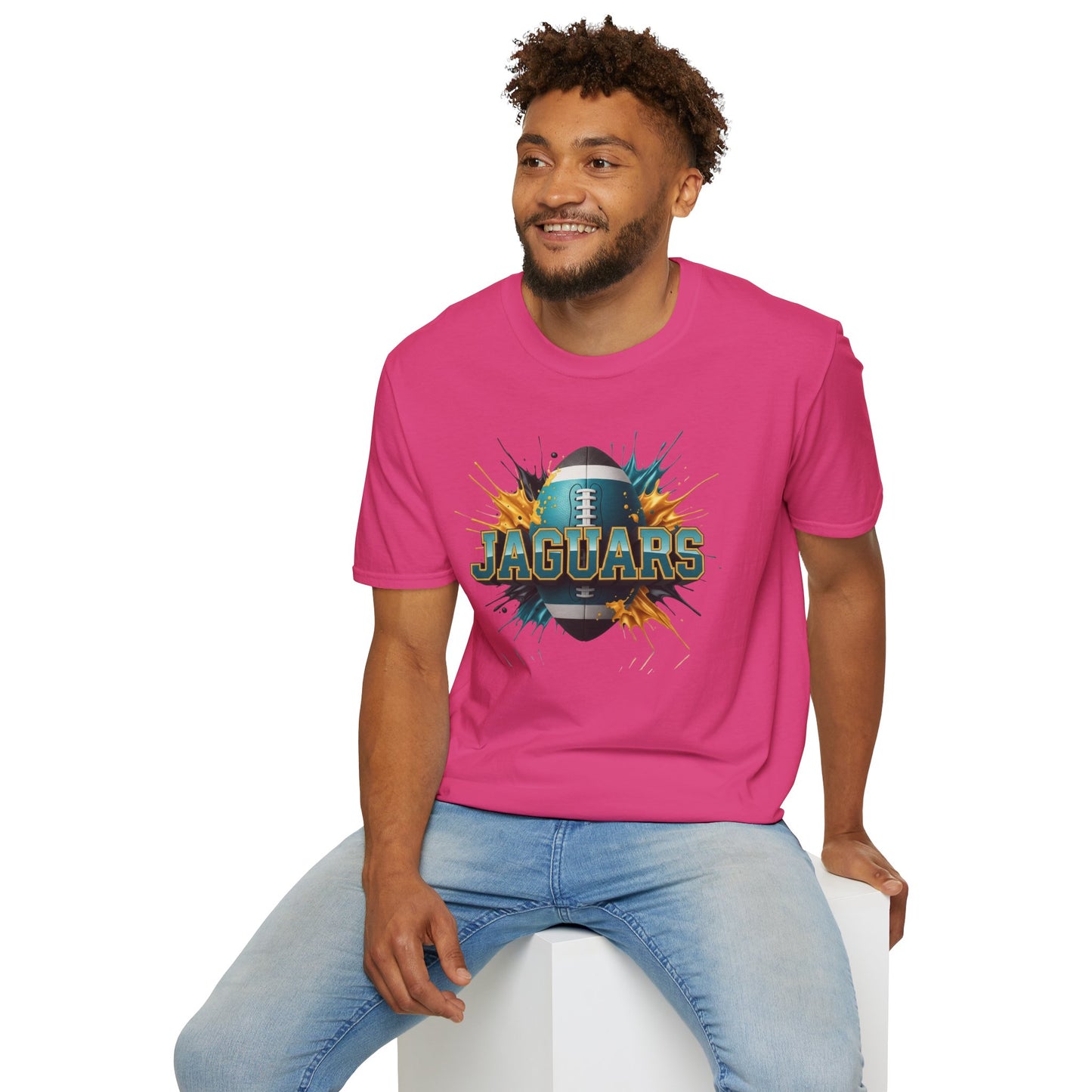 Jacksonville Football Unisex T-Shirt, Jacksonville Team Tee, Football Gift for Jacksonville Fans, Game Day Shirt Sports Fan Football Apparel