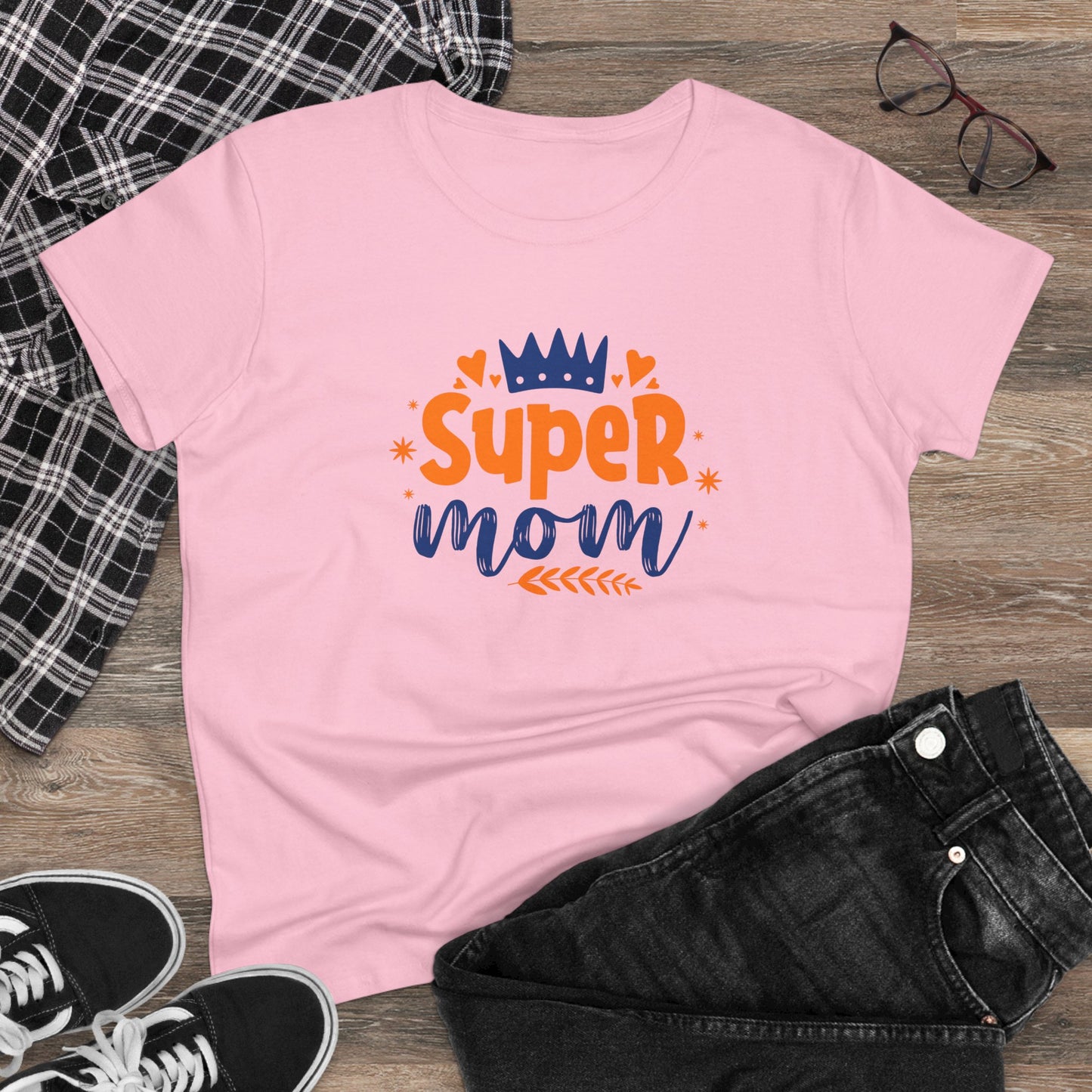 Supermom T-Shirt, Gift for Mom, Cute Summer Top, Mother's Day Gift, Family Gatherings, Casual Wear, Mom's Birthday, Supermom