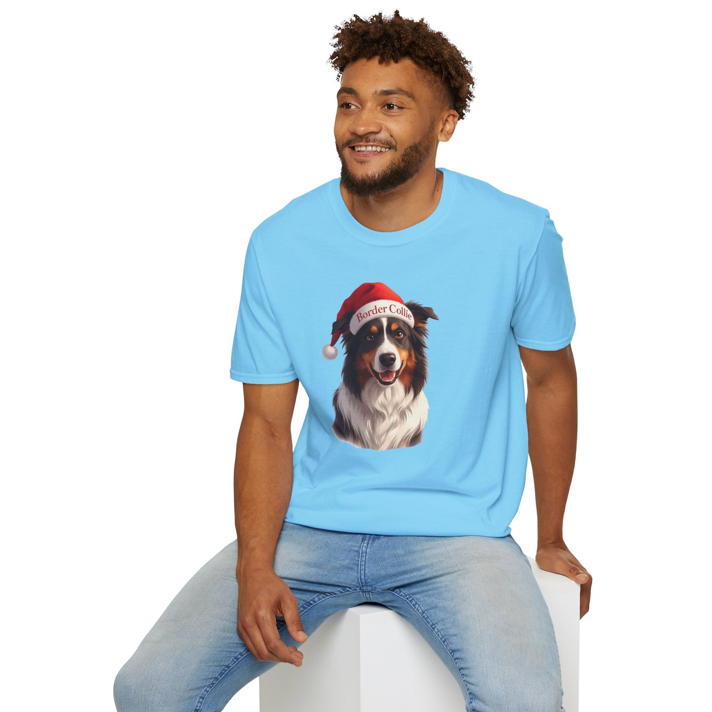 Border Collie Dog Portrait Shirt – Border Collie Dog Lover Gift, Cute Dog Mom Tee, Dog Dad Shirt, Pet Breed Apparel