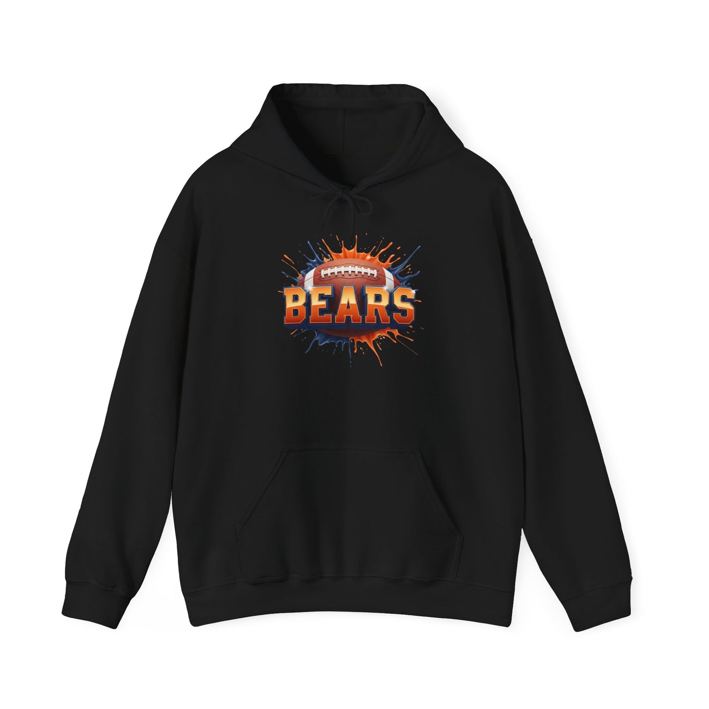 Chicago Football Hoodie, Chicago Team Hoodie, Football Gift for Chicago Fans, Game Day Sports Fan Apparel, Football Fan Gift