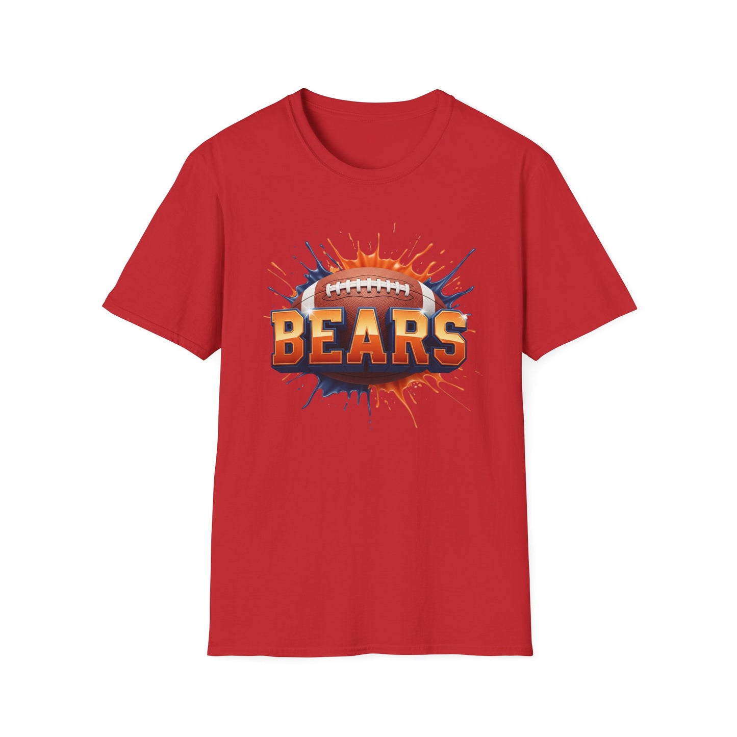 Chicago Football Unisex T-Shirt, Chicago Team Tee, Football Gift for Chicago Fans, Game Day Shirt, Sports Fan Apparel, Football Tee