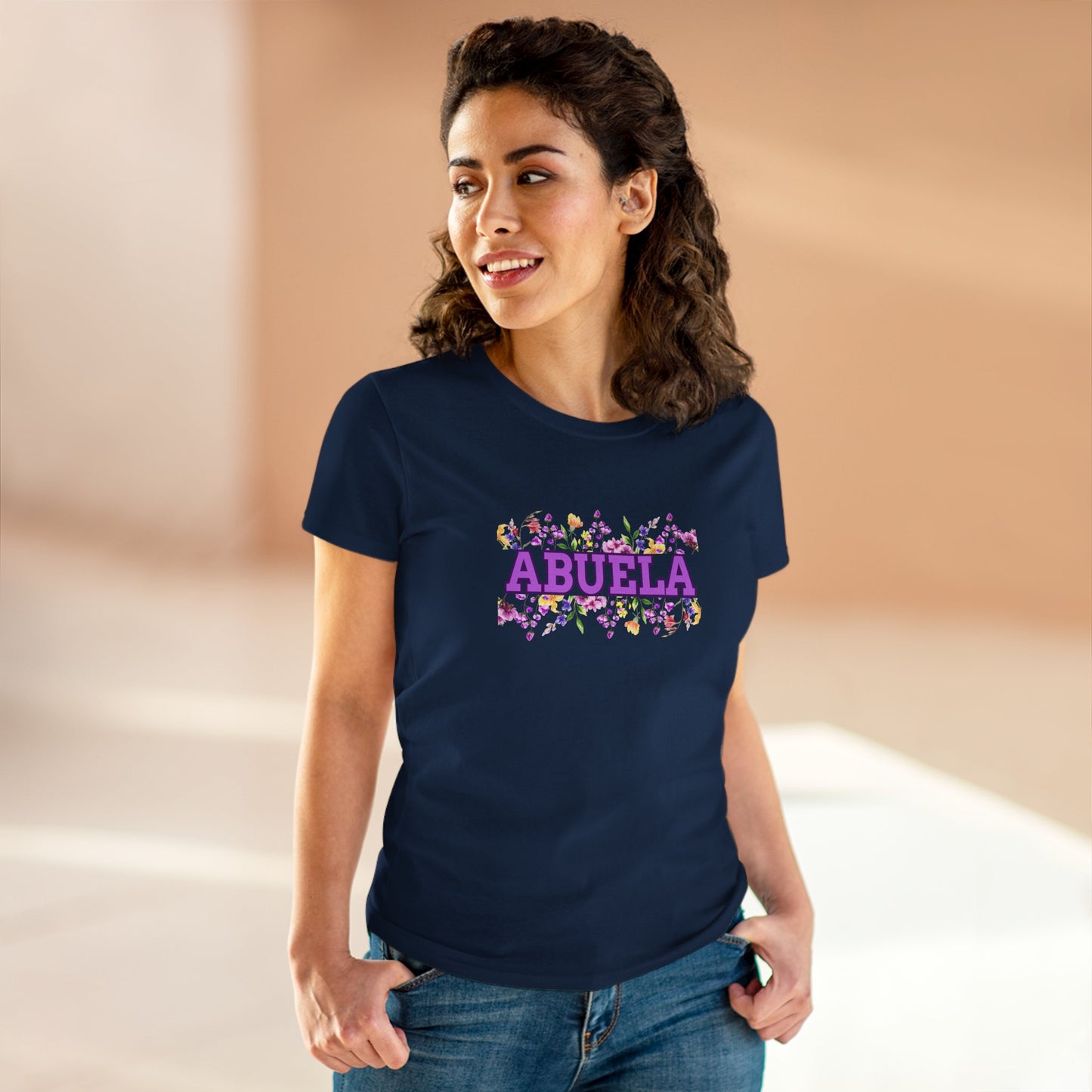 Abuela con Flores Shirt, Gift for Grandma, Gift for Abuela, Mothers Day Gift, Dia de las madres regalo, Abuela Gifts, Gift for Mom