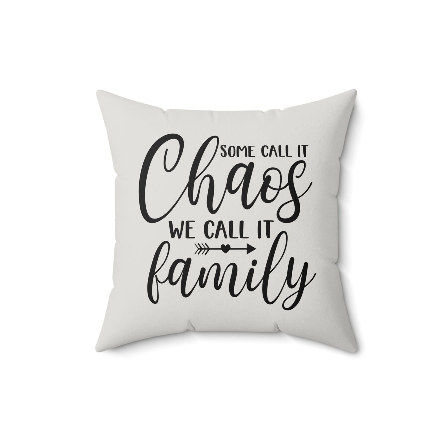Family Quote Pillow, Faux Suede Throw Cushion for Home Decor, Gift for friends and family, Living Room Accent, Couch Pillow