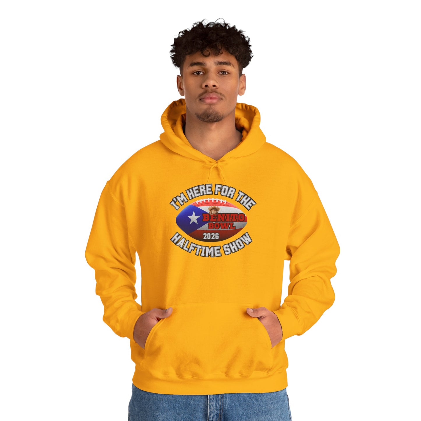 Benito Bowl Halftime Shirt 2026 Hoodie, Benito Bowl Hooded Sweatshirt, Football Fan Gift, Puerto Rico Heritage Hoodie, Boriqua Pride Gift