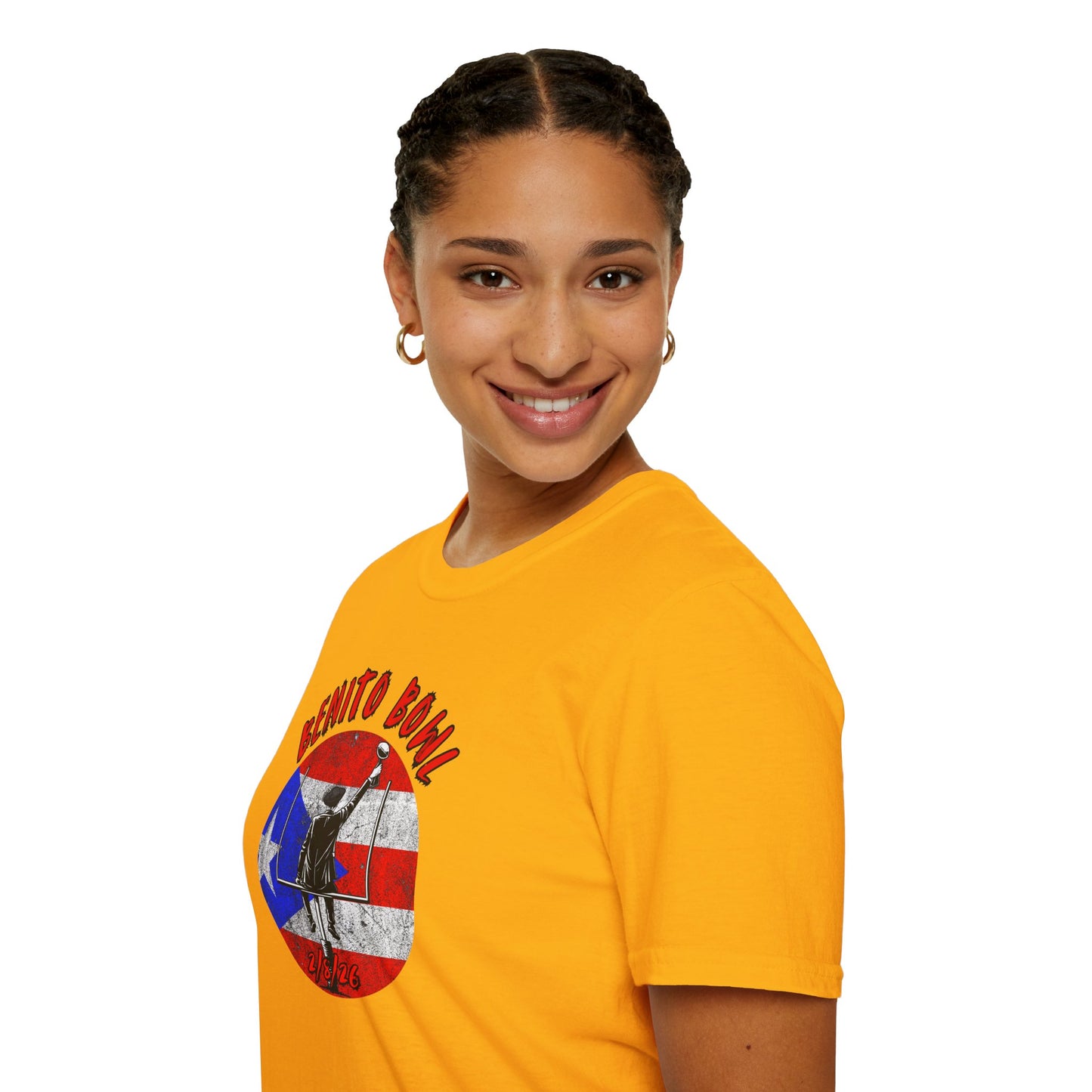 Benito Bowl 2/8/26 T-Shirt – Puerto Rico Heritage Tee, Boricua Pride Football Fan Shirt