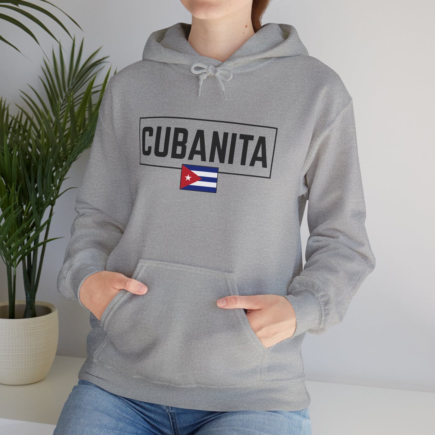 CUBANITA Hoodie – Cuban Flag Hoodie for Women, Latina Pride Hoodie, Cuba Heritage Top, Cuban Culture Graphic Hoodie