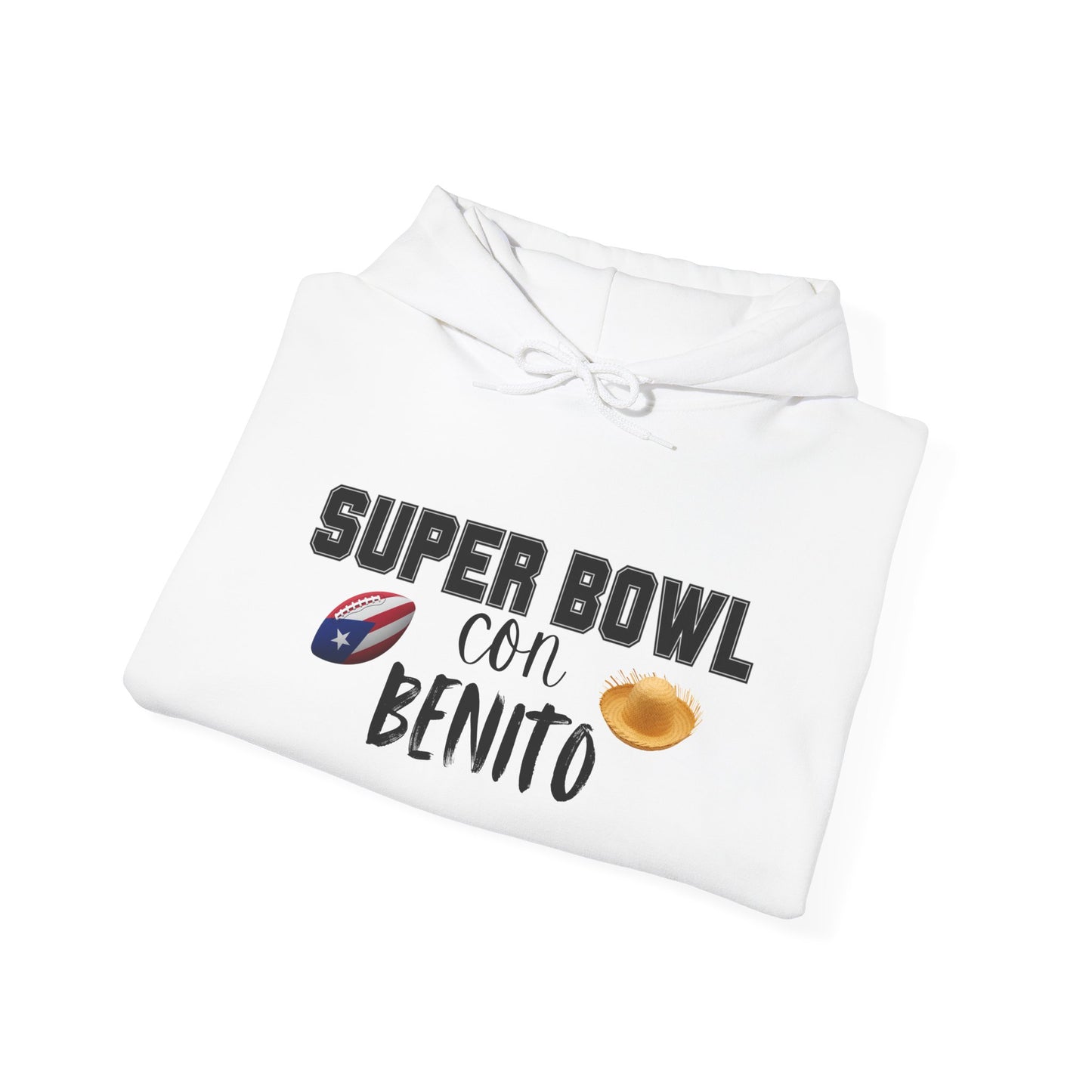 Benito Bowl Halftime Shirt 2026 Hoodie, Benito Bowl Hooded Sweatshirt, Football Fan Gift, Puerto Rico Heritage Hoodie, Boriqua Pride Gift