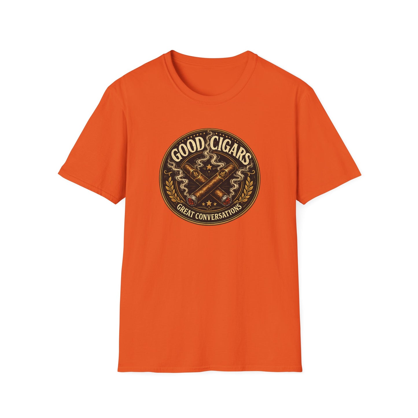 Good Cigars Great Conversations T-Shirt – Cigar Aficionado Graphic Tee