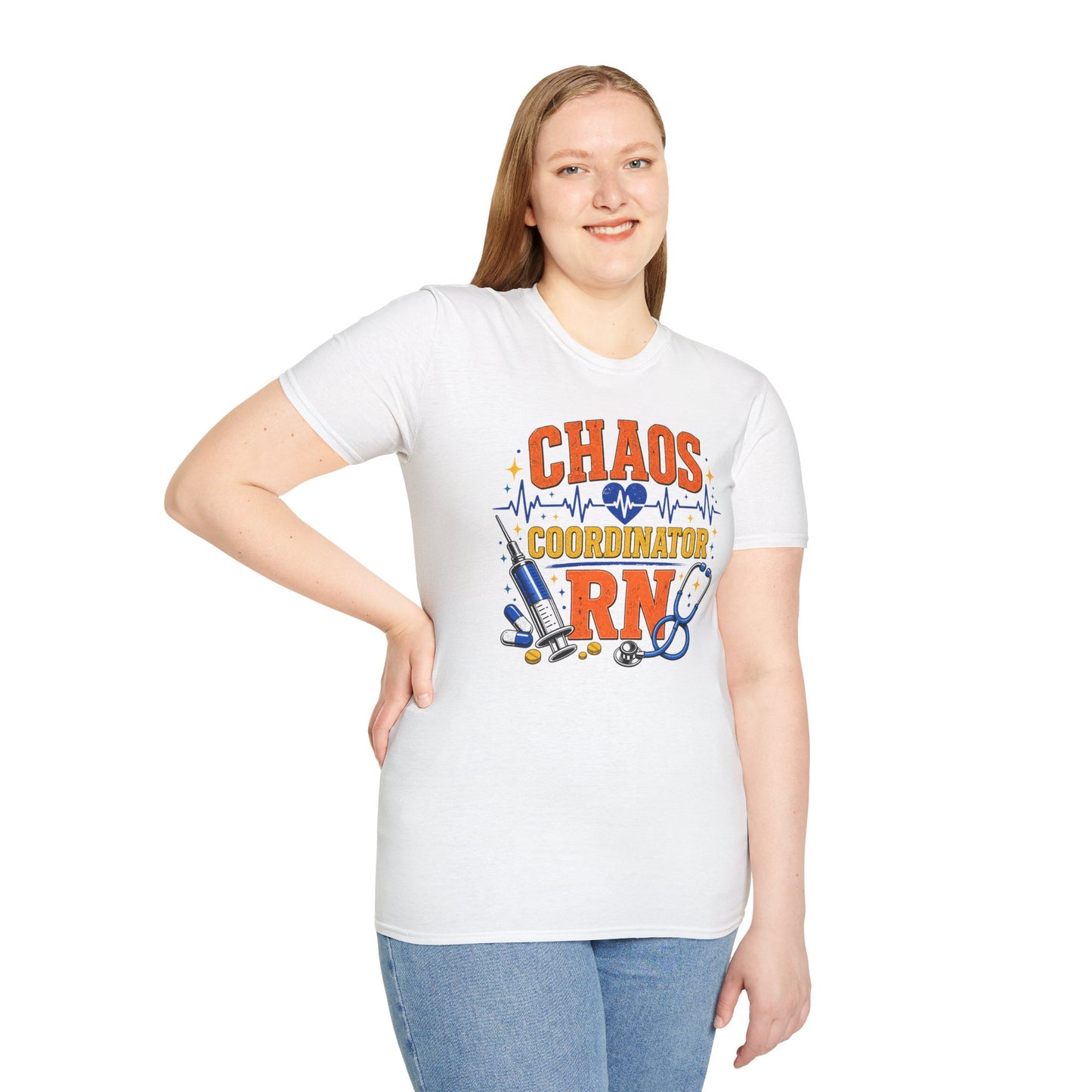 Chaos Coordinator RN Shirt – Funny Nurse Shirt – Nurse Life Tee – Medical Humor Gift for Nurses, RN LPN CNA Nursing Shirt