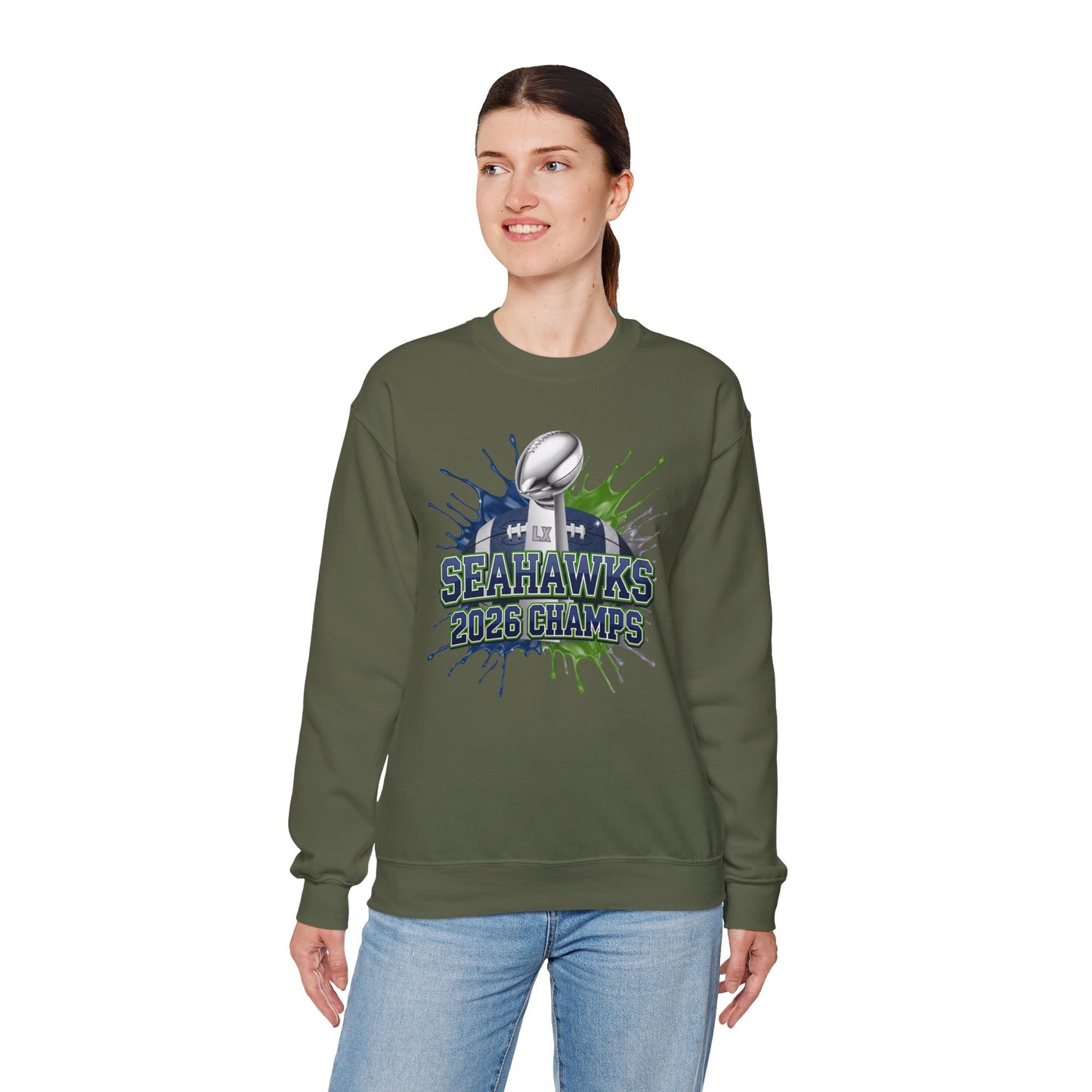 Seahawks 2026 Champions Sweatshirt, Seahawks Football  Fan, 2026 football Champs, Team Victory Sweatshirt
