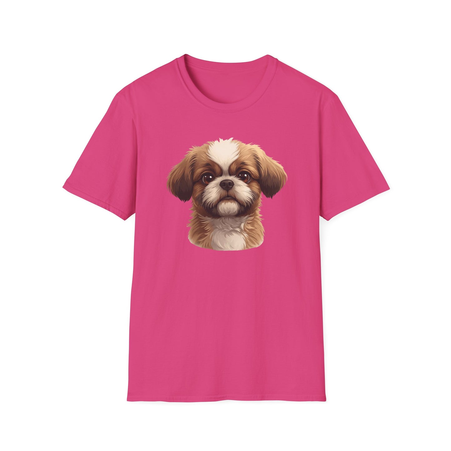 Shih Tzu Dog Portrait Shirt – Shih Tzu Shepherd Dog Lover Gift, Cute Dog Mom Tee, Dog Dad Shirt, Pet Breed Apparel