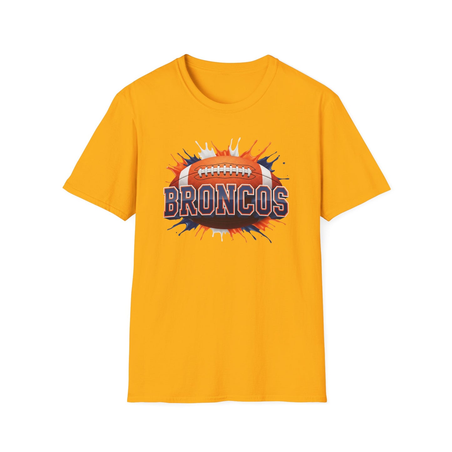 Denver Football Unisex T-Shirt, Denver Team Tee, Football Gift for Denver Fans, Game Day Shirt, Sports Fan Apparel, Football Tee