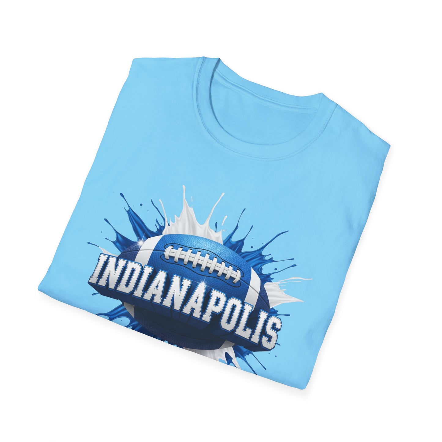 Indianapolis Football Unisex T-Shirt, Indianapolis Team Tee, Football Gift for Indianapolis Fans, Game Day Shirt, Sports Fan Apparel Tee