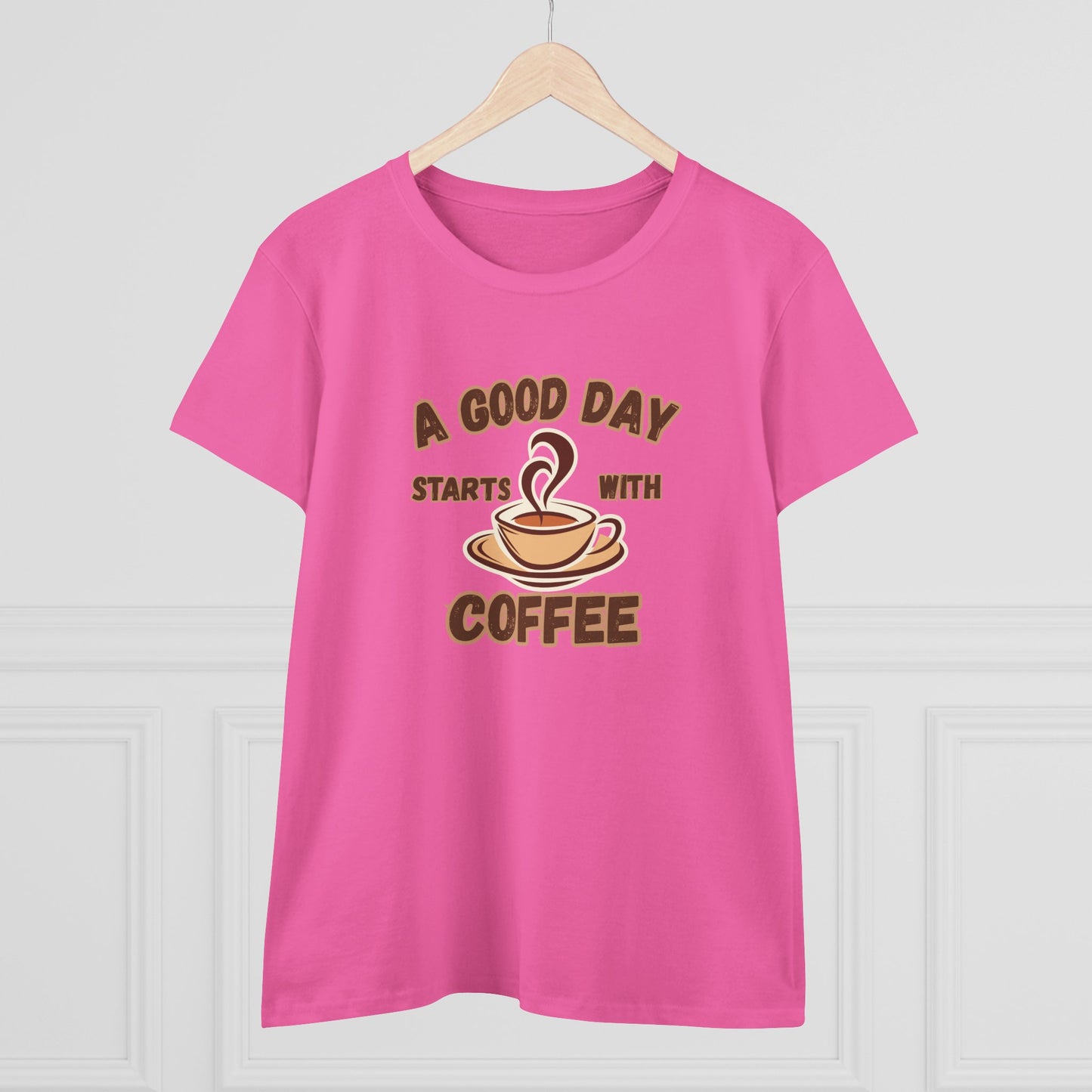 A Good Day Starts with Coffee Shirt, Funny Coffee Shirt, Mother's Day Gift, Coffee Lover Gift, Mom Gift, Coffee Drinker Gift, Mother Gift