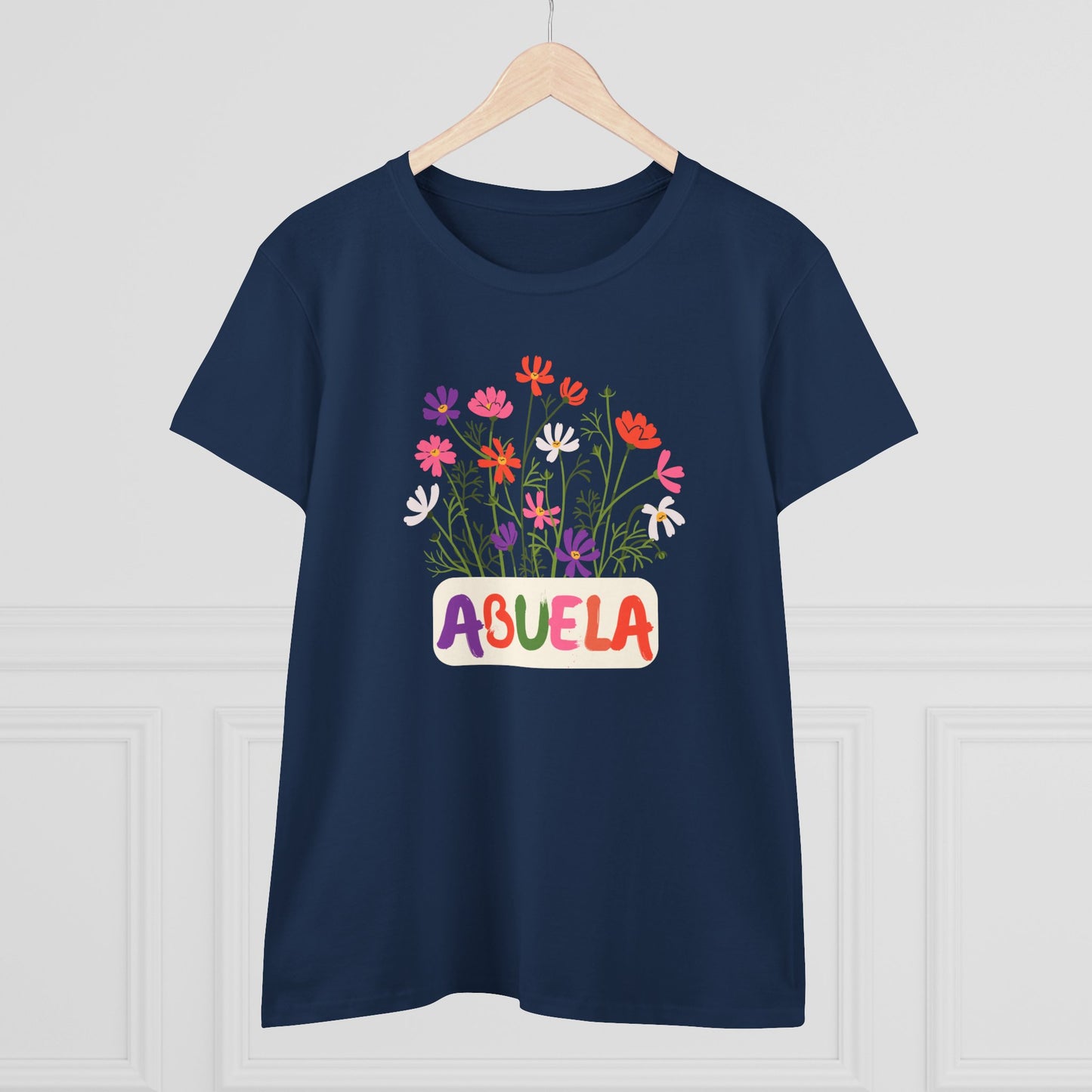 Abuela con Flores Shirt, Gift for Grandma, Gift for Abuela, Mothers Day Gift, Dia de las madres regalo, Abuela Gifts, Gift for Mom