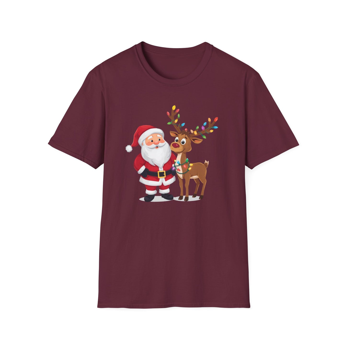 Santa and Rudolph Shirt, Family Christmas Shirts, Christmas T Shirt, Holiday Shirt, Cute Xmas Shirt for the family, Holiday Gift