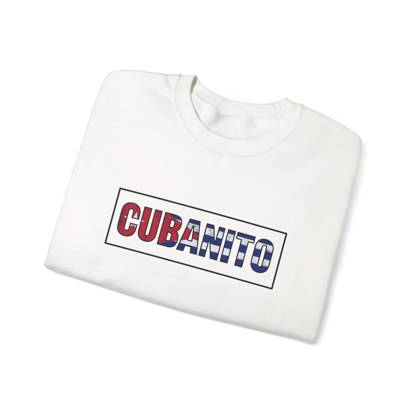 CUBANITO Sweatshirt – Cuban Flag Sweatshirt for Men, Latino Pride Sweatshirt, Cuba Heritage Top, Cuban Culture Graphic Sweatshirt