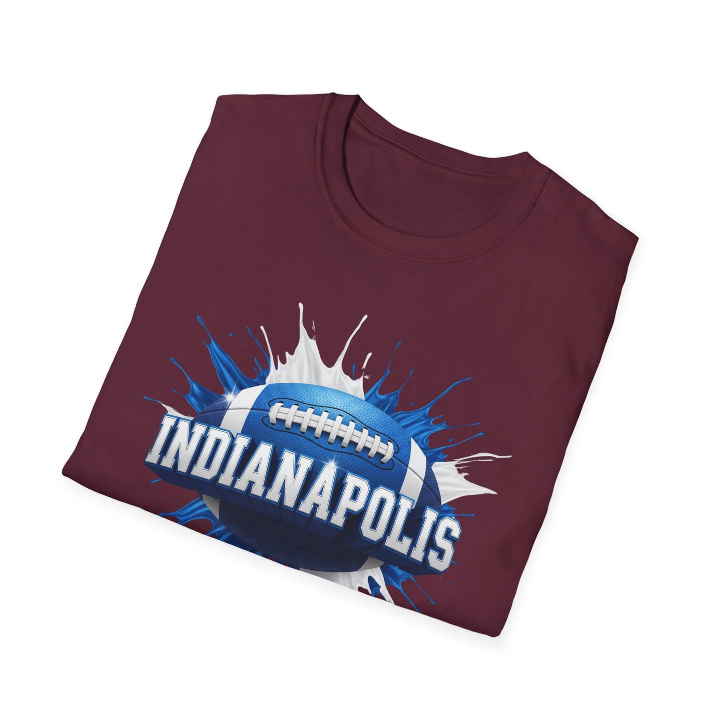 Indianapolis Football Unisex T-Shirt, Indianapolis Team Tee, Football Gift for Indianapolis Fans, Game Day Shirt, Sports Fan Apparel Tee