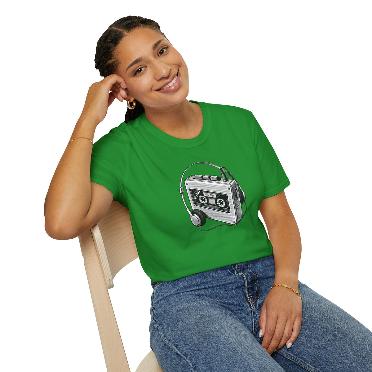 Cassette Tape Shirt, Retro Cassette Player T-Shirt, Mixtape Tee, Vintage Audio Shirt, Music Lover Gift