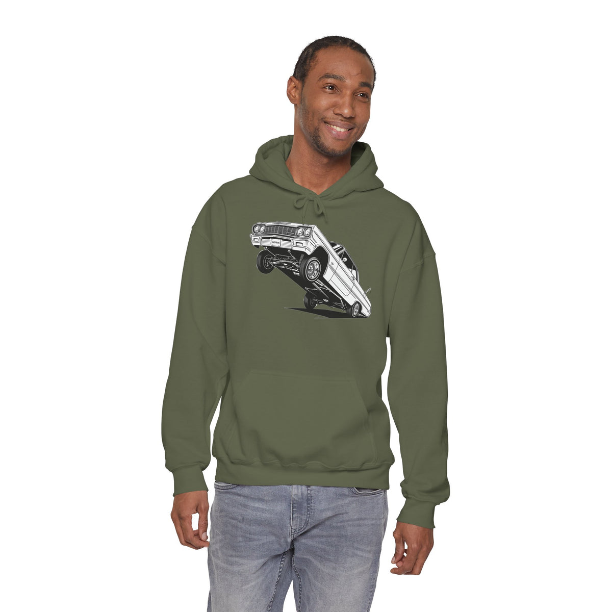 Classic Car Hoodie, Lowrider Car Hoodie, Vintage Auto Hoodie, Car Enthusiast Sweatshirt, Unisex Automotive Hoodie