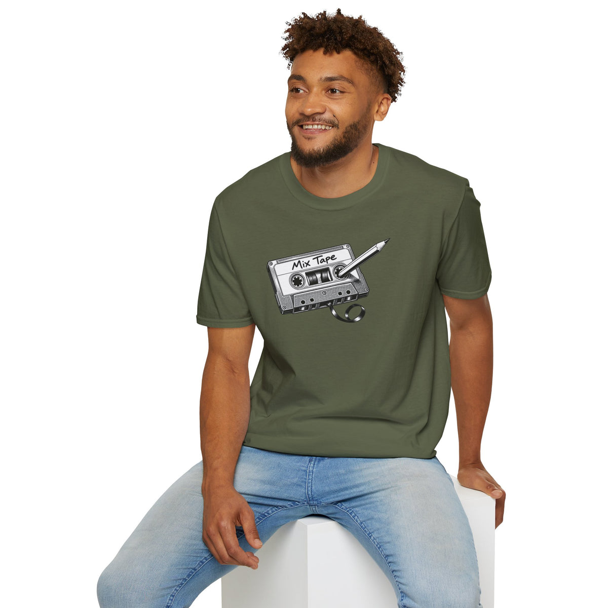 Retro Cassette Shirt, Vintage Music T-Shirt, Analog Audio Tee, Old School Music Lover Gift