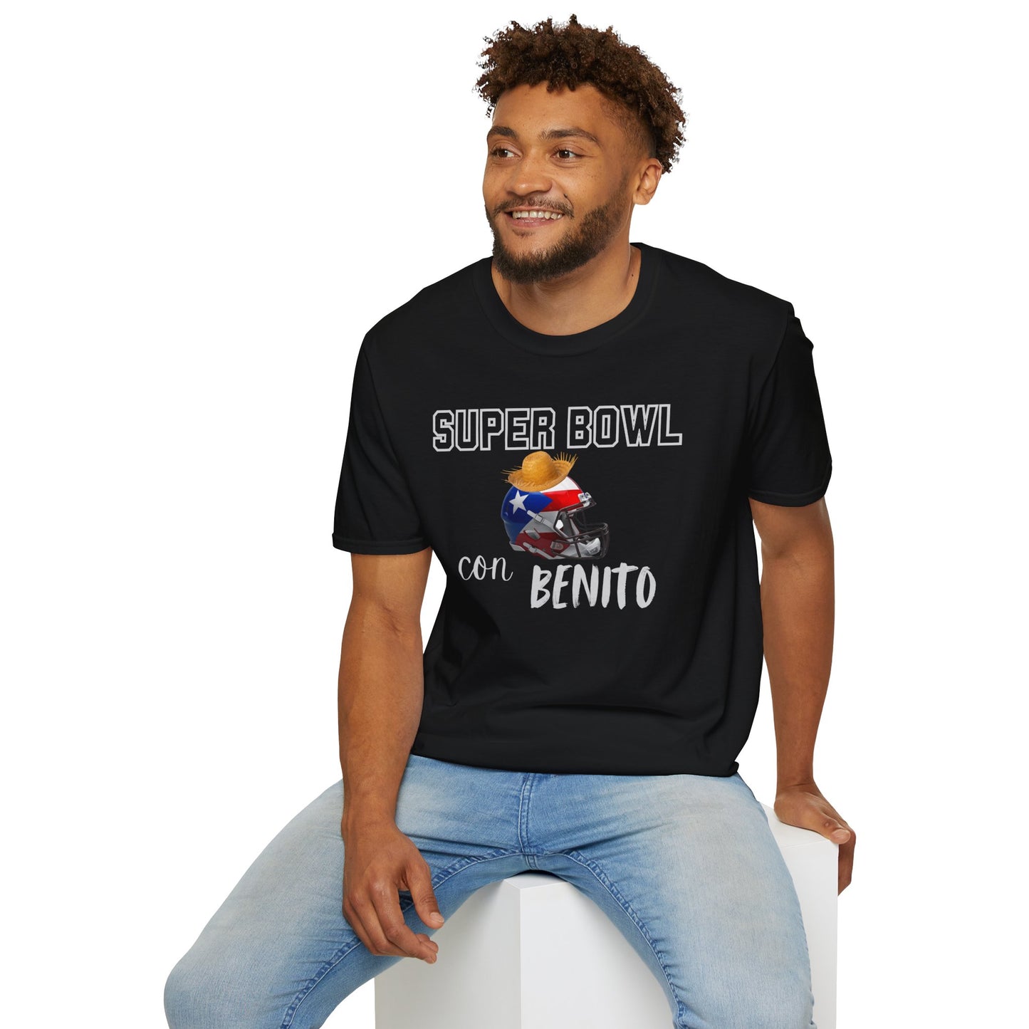 Benito Bowl Halftime Helmet Shirt 2026 T-Shirt, Benito Bowl Shirt, Football Fan Gift, Benito Tee, Puerto Rico Heritage Boriqua Pride Gift