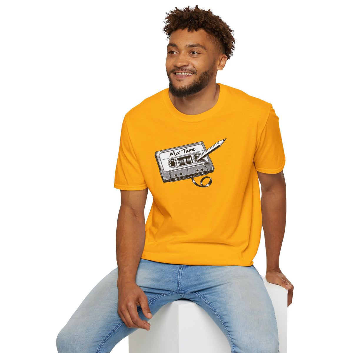 Retro Cassette Shirt, Vintage Music T-Shirt, Analog Audio Tee, Old School Music Lover Gift