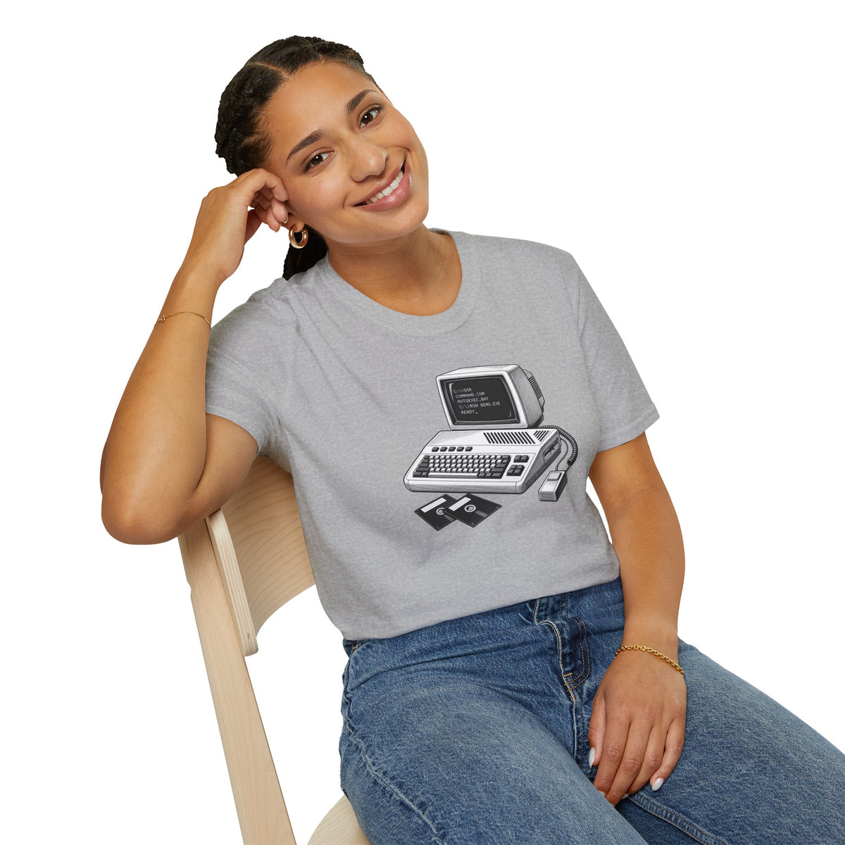 Vintage Computer T-Shirt, Retro Tech Shirt, Floppy Disk Tee, Programmer Gift, Computer Nerd Shirt