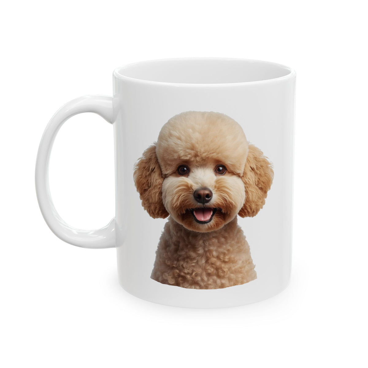Poodle Coffee Mug, Cute Poodle Dog Mug, Dog Lover Mug, Pet Parent Gift, Poodle Mom Dad Cup 11oz or 15oz, Dog Lover Gift