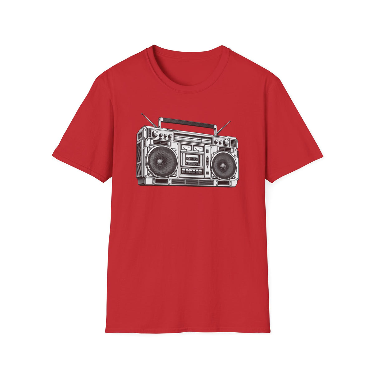 Boombox T-Shirt, Retro Music Shirt, Vintage Cassette Radio Tee, 80s 90s Nostalgia, Music Lover Gift
