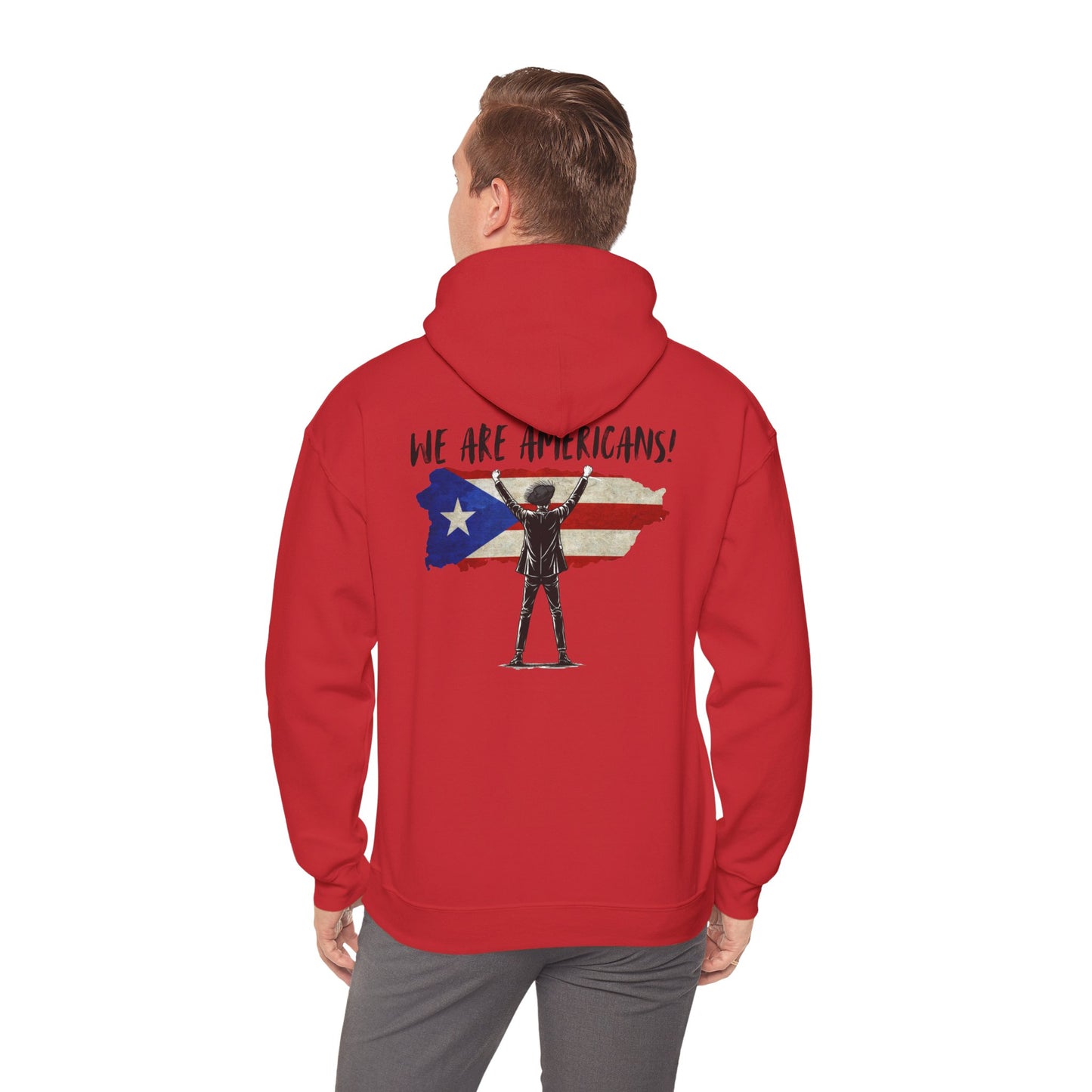 Benito Hoodie We are Americans , Benito Bowl, Football Fan Gift, Puerto Rico Boricua Heritage Culture Pride Hoodie