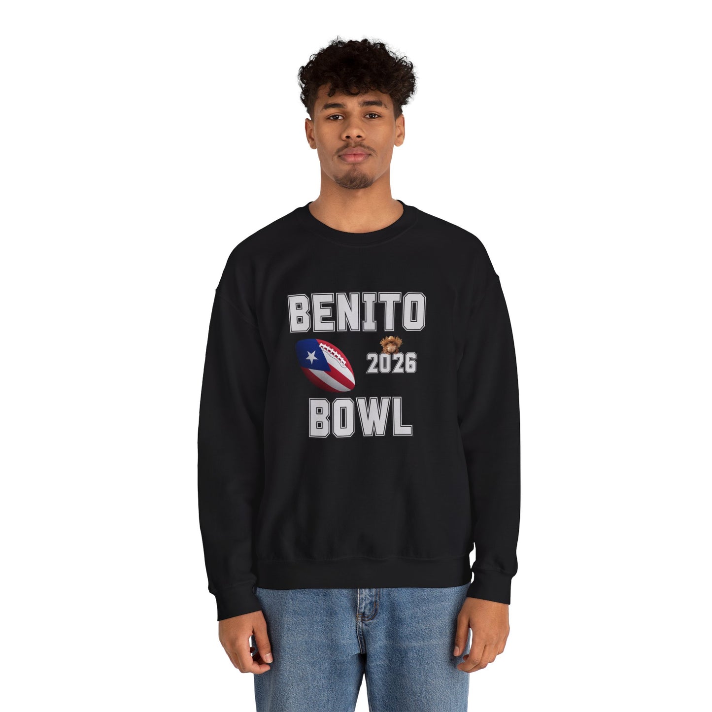 Benito Bowl Halftime 2026 Sweatshirt, Benito Bowl Shirt, Football Fan Gift, Puerto Rico Heritage Sweatshirt, Boriqua Pride Gift