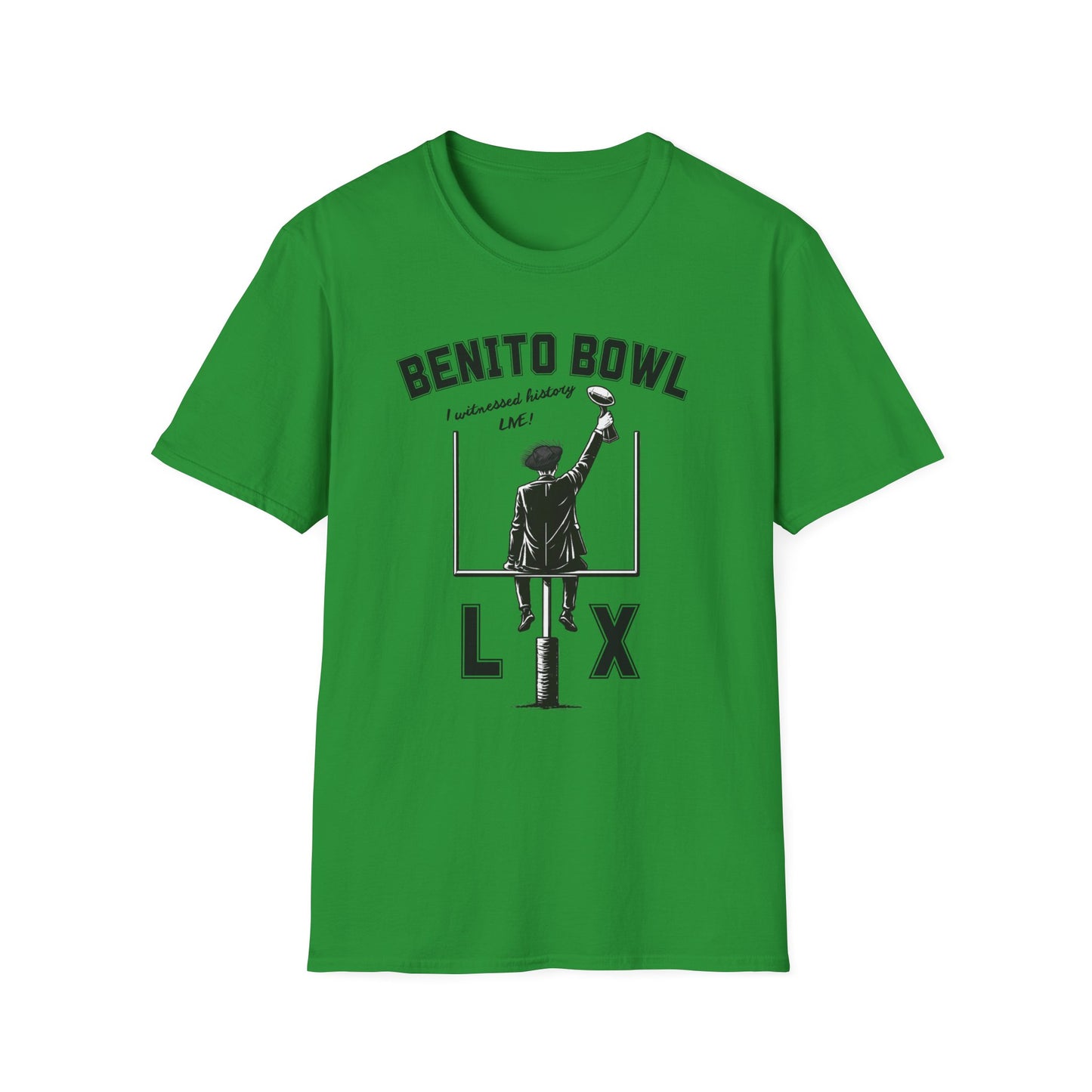 Benito Bowl LX Shirt – Witnessed History Live – Football Graphic Tee, Benito Bowl Shirt, Football Fan Gift, Puerto Rico Heritage Tee, Boricua Pride Gift
