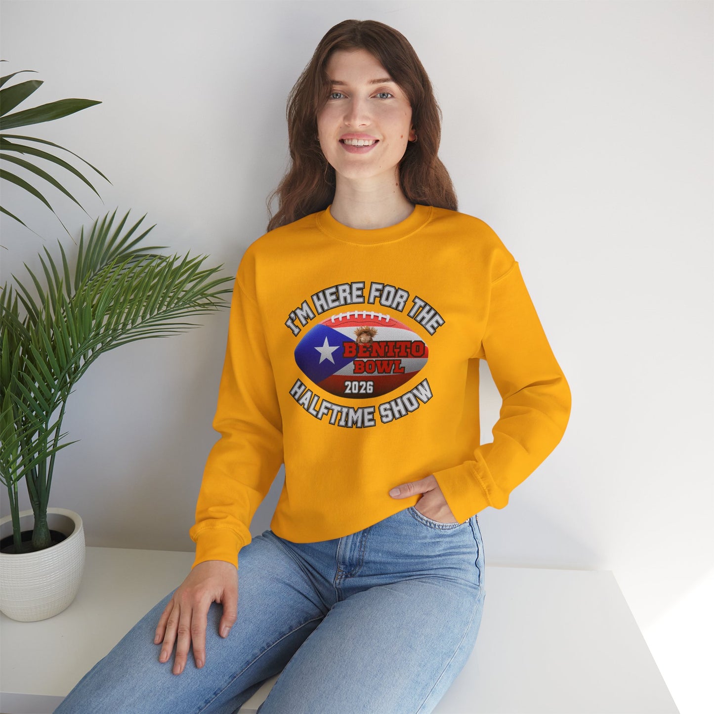 Benito Bowl Halftime 2026 Sweatshirt, Benito Bowl Shirt, Football Fan Gift, Puerto Rico Heritage Sweatshirt, Boriqua Pride Gift