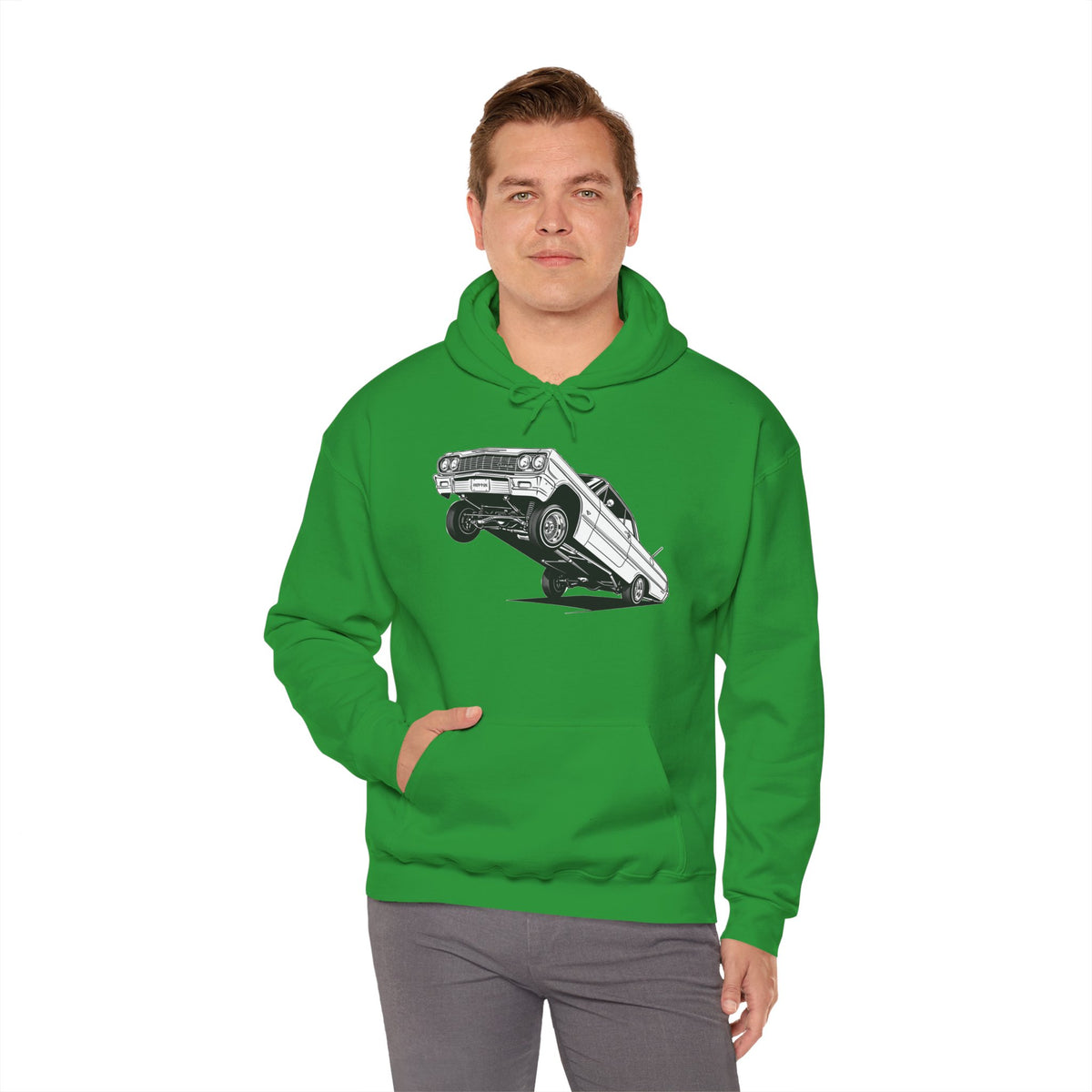 Classic Car Hoodie, Lowrider Car Hoodie, Vintage Auto Hoodie, Car Enthusiast Sweatshirt, Unisex Automotive Hoodie