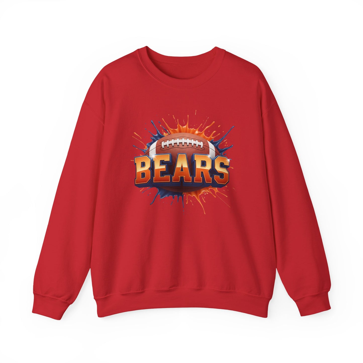 Chicago Football Sweatshirt, Chicago Team Sweatshirt, Football Gift for Chicago Fans, Game Day Sports Fan Football Apparel