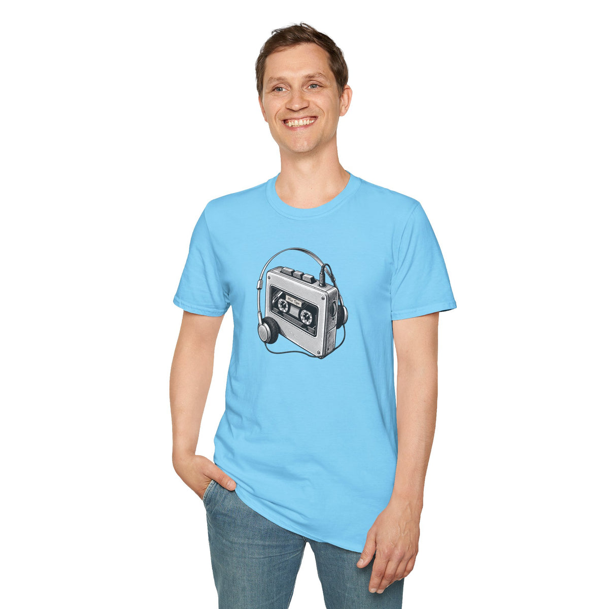 Cassette Tape Shirt, Retro Cassette Player T-Shirt, Mixtape Tee, Vintage Audio Shirt, Music Lover Gift