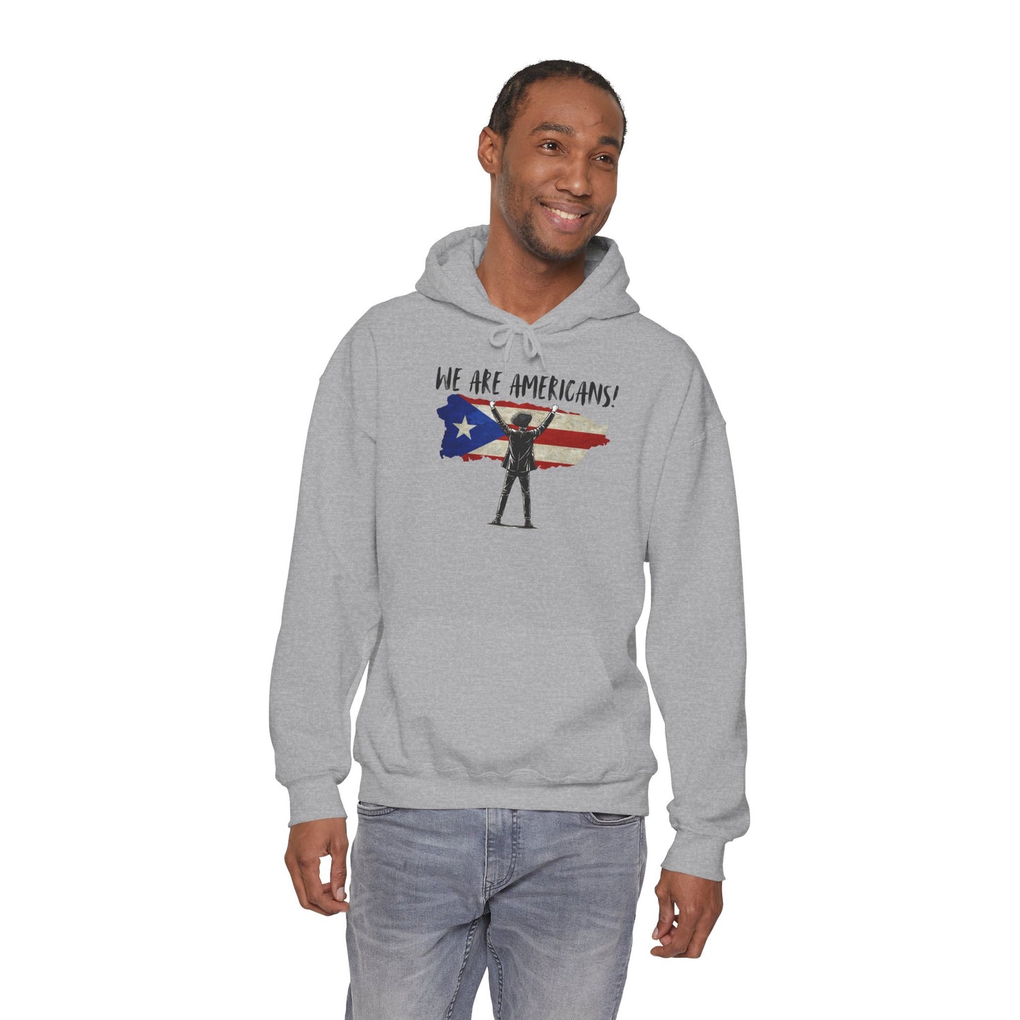 Benito We are Americans Hoodie, Benito Bowl, Football Fan Gift, Puerto Rico Boricua Heritage Culture Pride Hoodie
