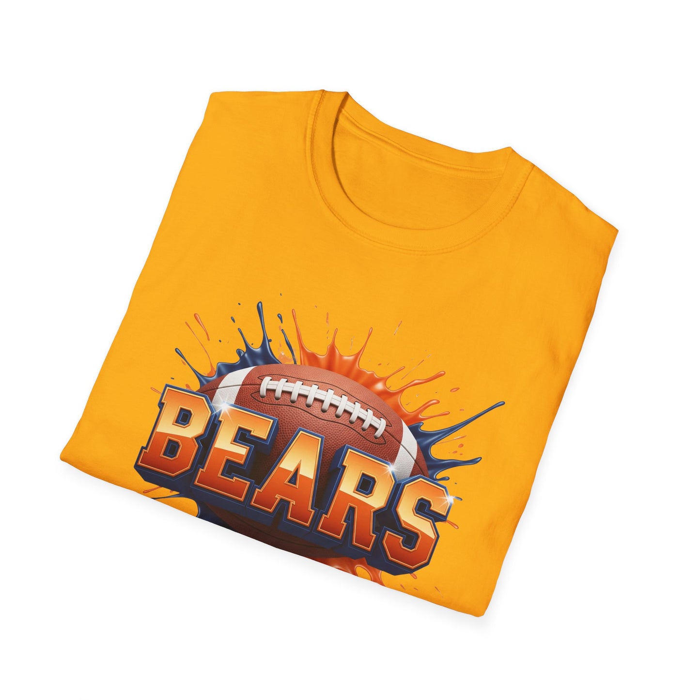 Chicago Football Unisex T-Shirt, Chicago Team Tee, Football Gift for Chicago Fans, Game Day Shirt, Sports Fan Apparel, Football Tee