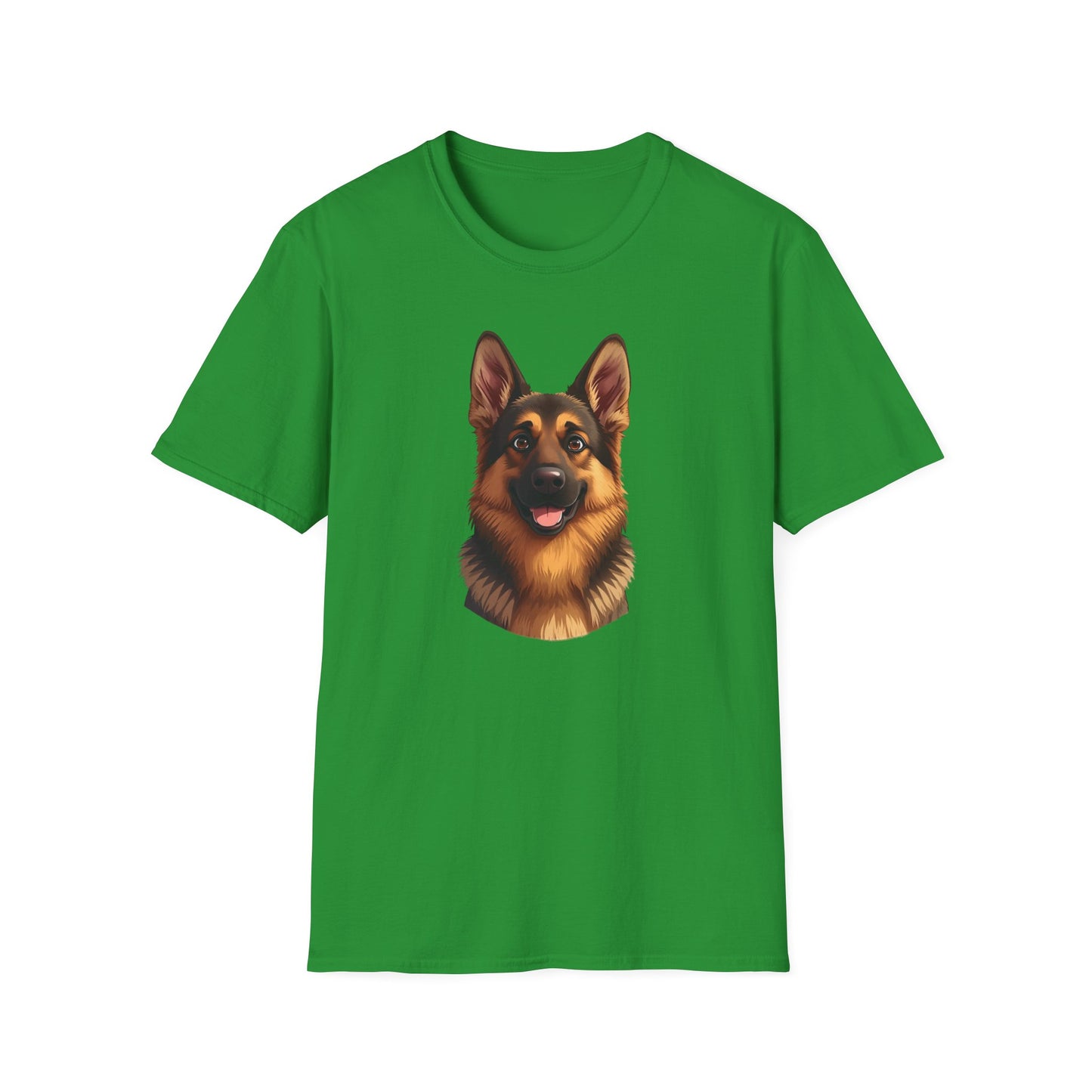 German Shepherd Dog Portrait Shirt – German Shepherd Dog Lover Gift, Cute Dog Mom Tee, Dog Dad Shirt, Pet Breed Apparel