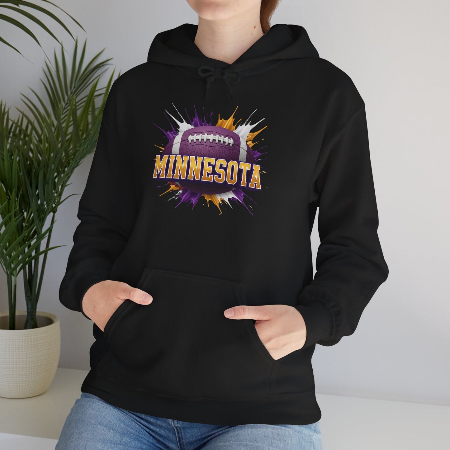 Minnesota Football Hoodie, Minnesota Team Hoodie, Football Gift for Minnesota Fans, Game Day Sports Fan Apparel, Football Fan Gift