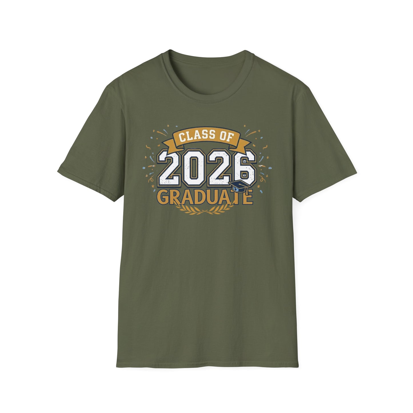 Class of 2026 Graduate T-Shirt – Graduation Gift Tee, Senior 2026 Shirt, High School or College Grad Celebration Apparel
