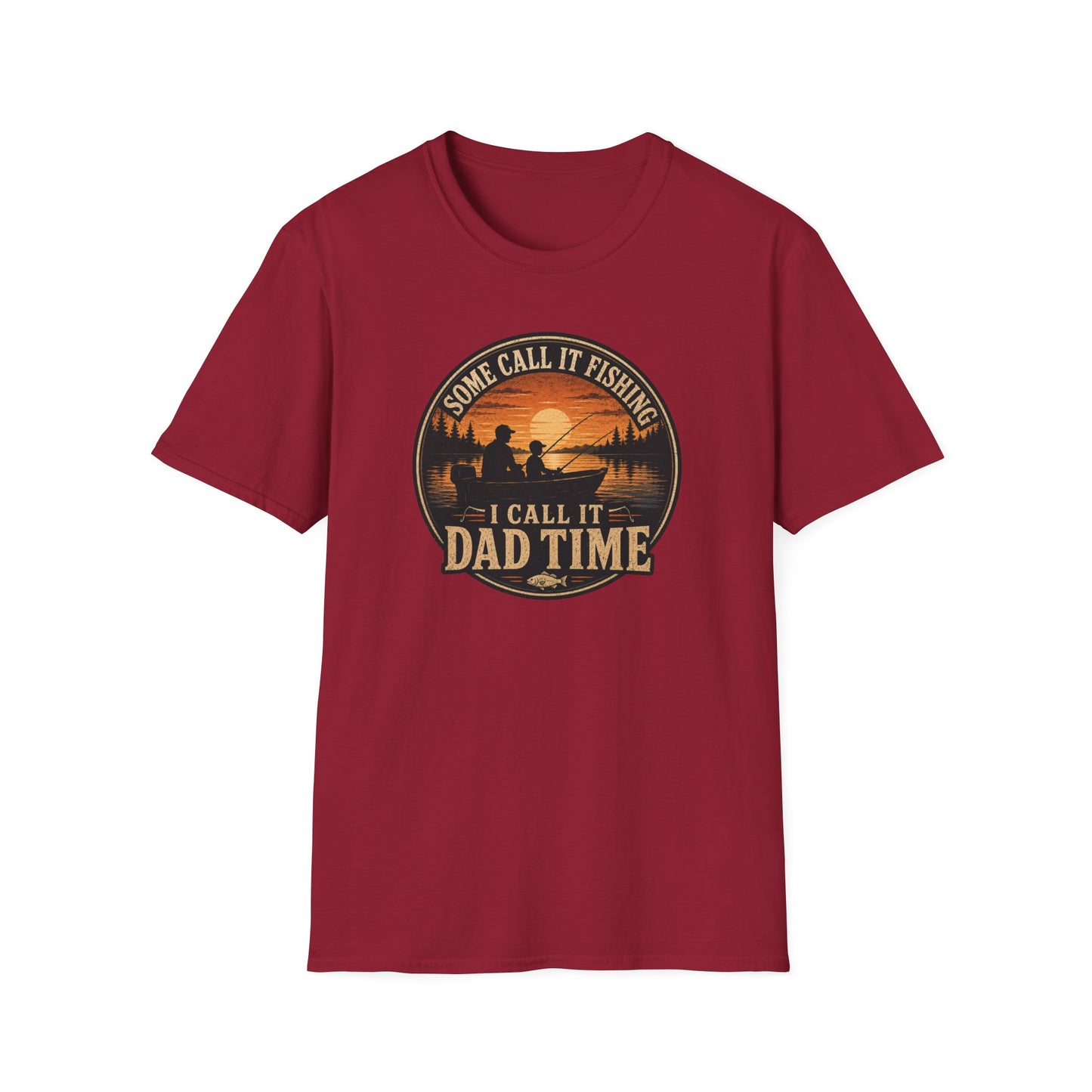 Fishing Dad Shirt, Some Call It Fishing I Call It Dad Time Tee, Fathers Day Fishing T-Shirt, Fisherman Gift for Dad