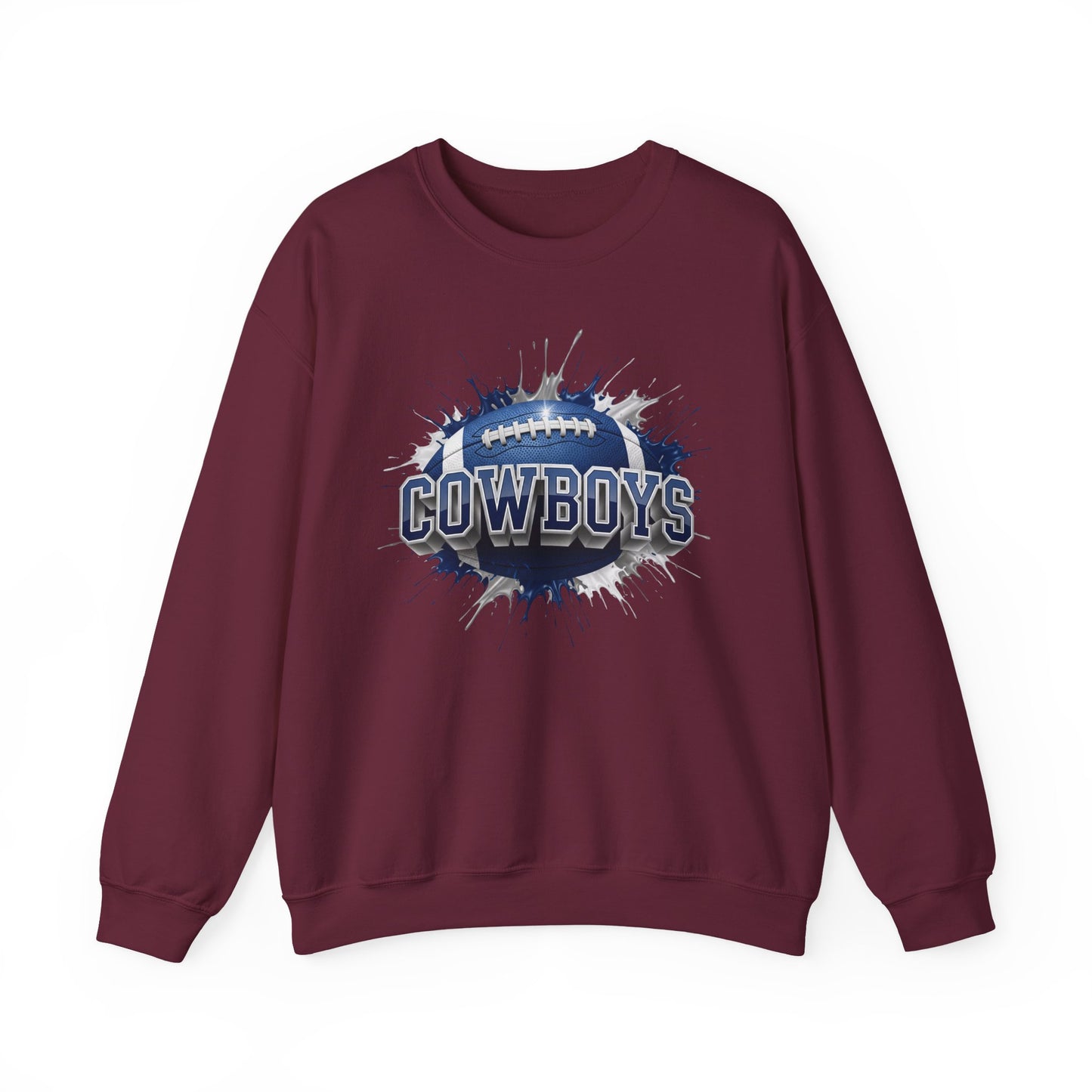 Dallas Football Sweatshirt, Dallas Team Sweatshirt, Football Gift for Dallas Fans, Game Day Sports Fan Football Apparel