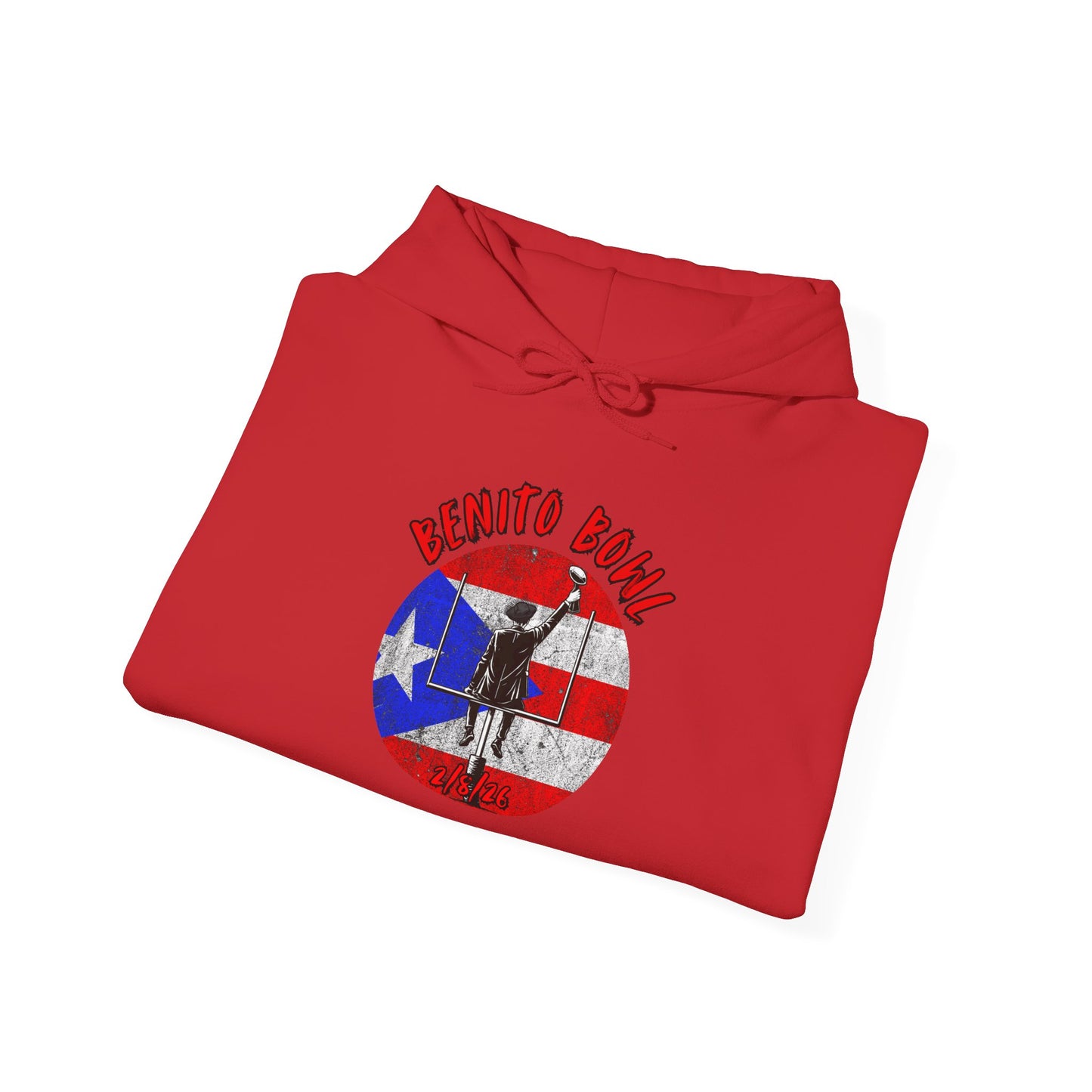 Benito Bowl 2/8/26 Puerto Rico Heritage Hoodie, Boricua Pride Football Fan gift